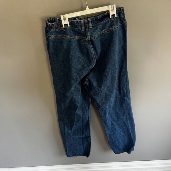 Dixie Blues Straight Leg High Rise Relaxed Fit Mom Jeans Us Sz 16 - Picture 5 of 8